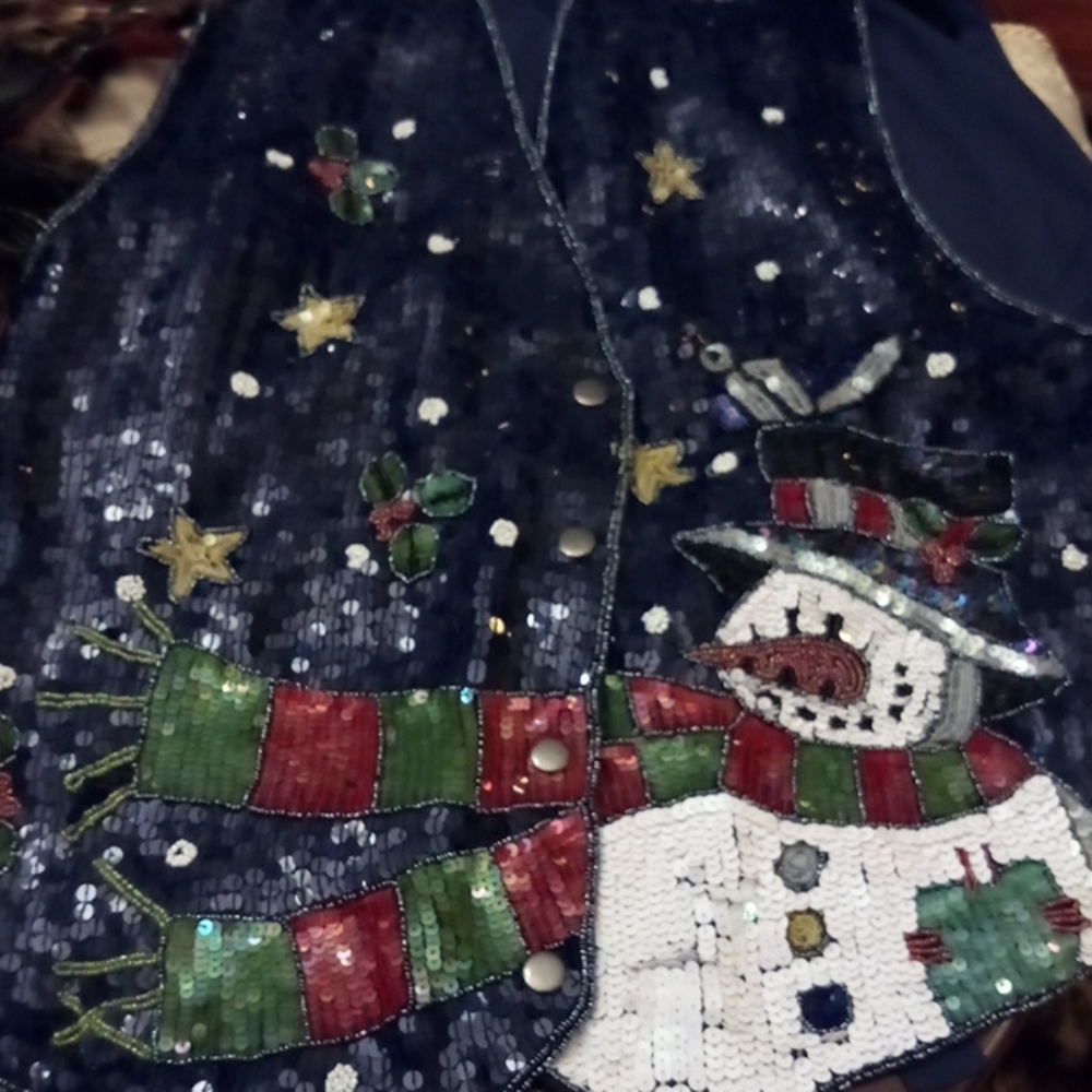 Quacker Factory sequined vest